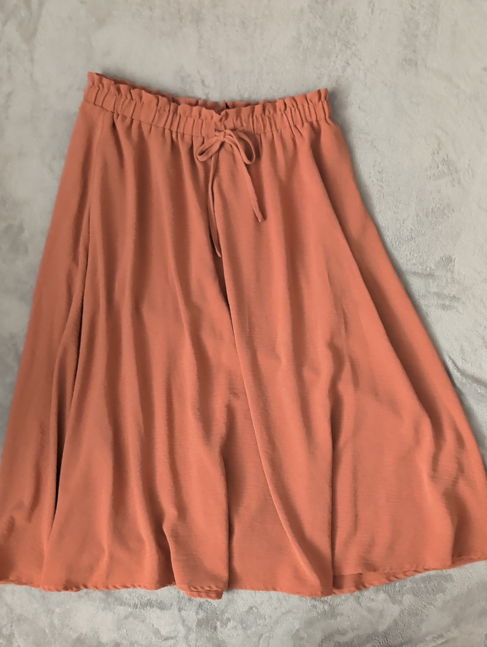 Women’s Brick Drawstring A-Line Skirt